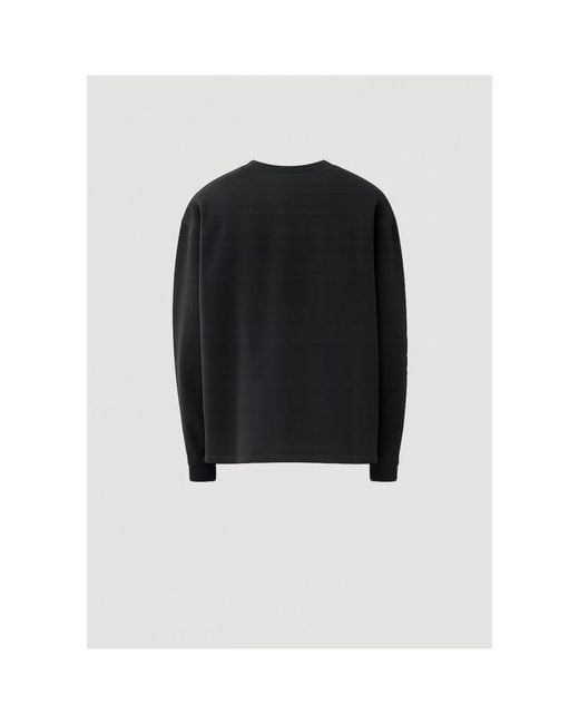 Won Hundred Black Long Sleeve T-Shirts for men