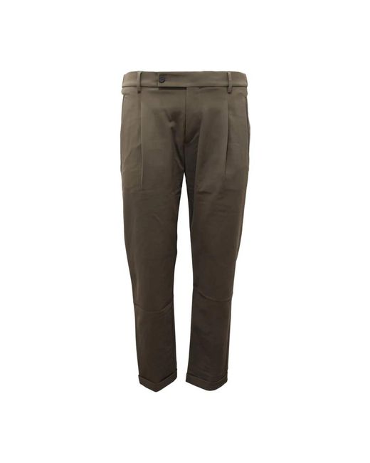BERWICK  1707 Tech Broek Army Retro Stijl in het Gray voor heren