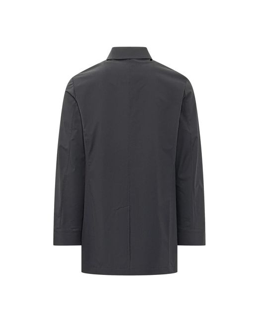DUNO Blue Single-Breasted Coats for men