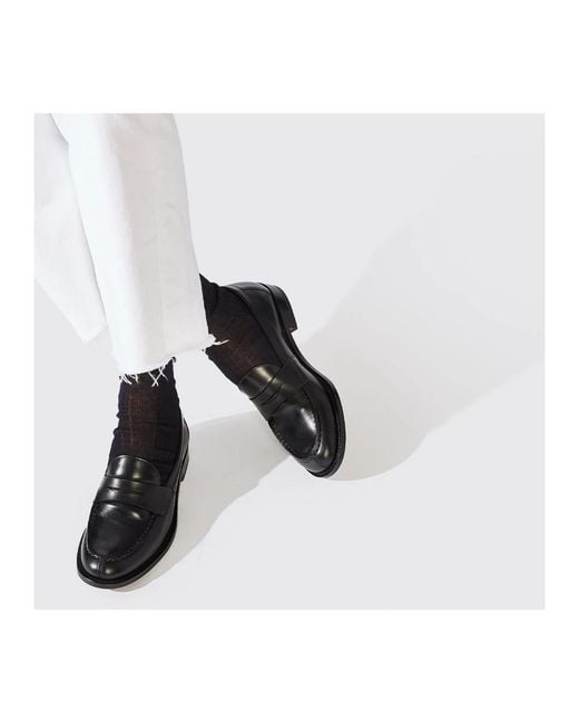 Scarosso Black Loafers