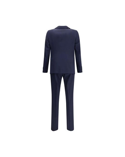 Tagliatore Blue Virgin Wool Bruce Suit for men