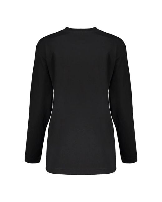 Moschino Black Long Sleeve T-Shirts