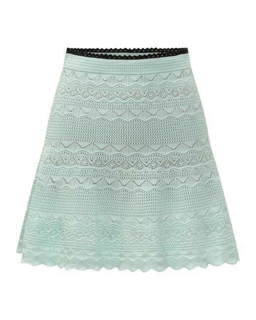 Self-Portrait Green Short Skirts