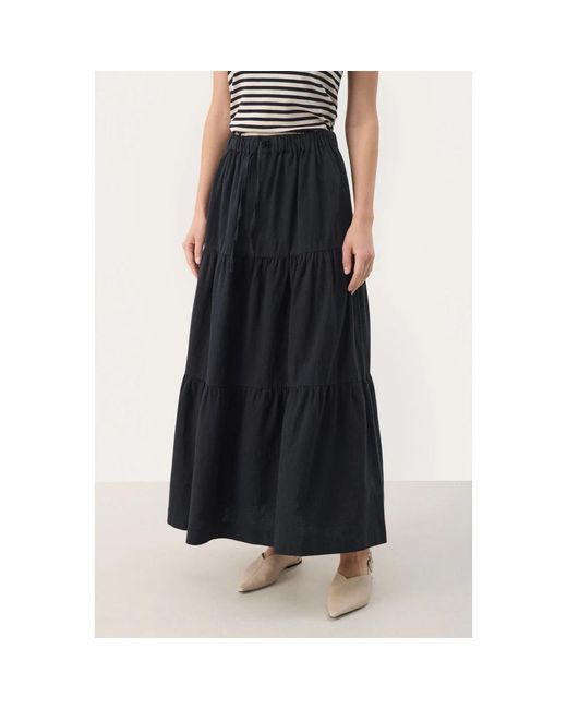 Part Two Black Maxi Skirts