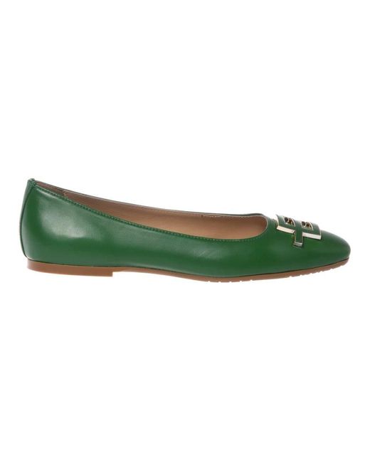 Baldinini Green Ballerinas