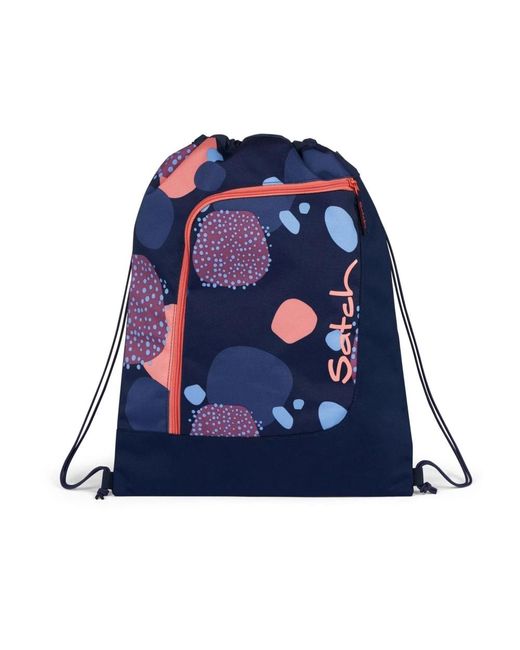 Satch Tassen ,Veelkleurig ,Polyester 12 L Gymtas in het Blue