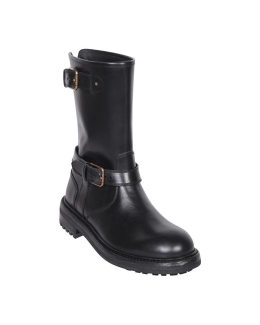 Dolce & Gabbana Black Ankle Boots for men