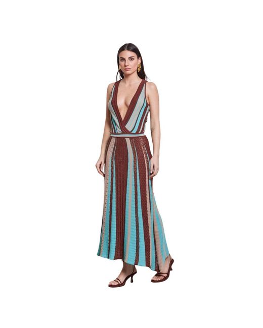 Akep Blue Maxi Dresses