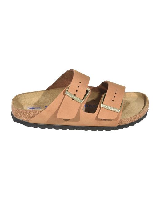 Birkenstock Brown Sliders