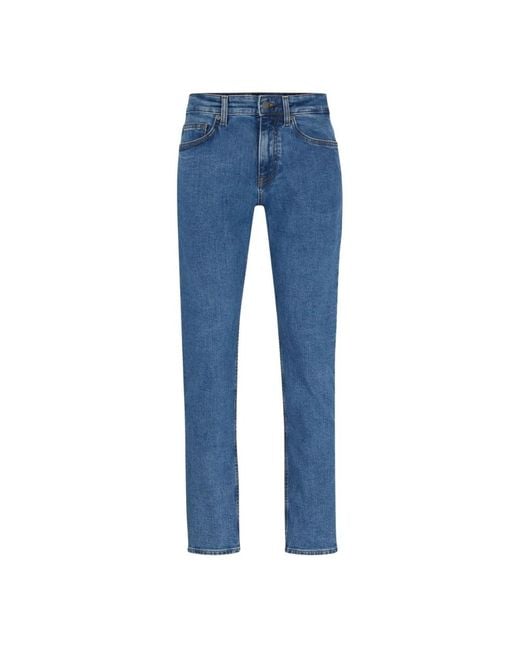 HUGO Blue Straight Fit Jeans for men