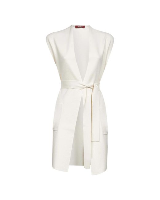 Max Mara Vests in het White