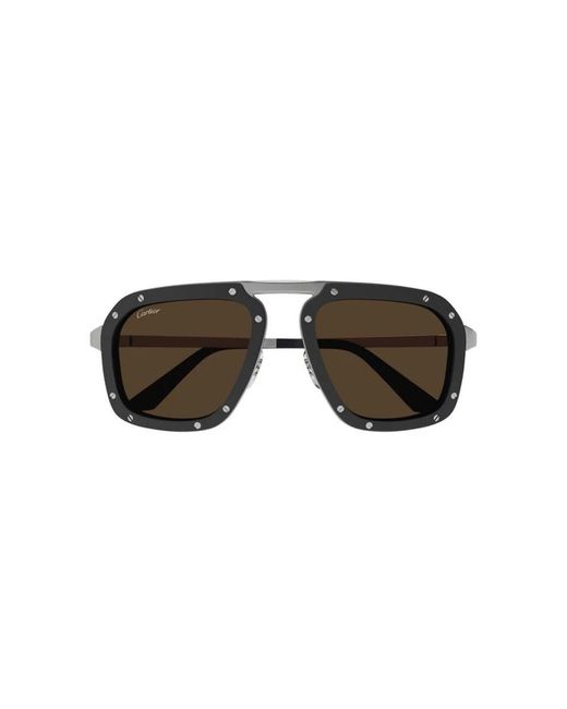 Cartier Brown Sunglasses for men