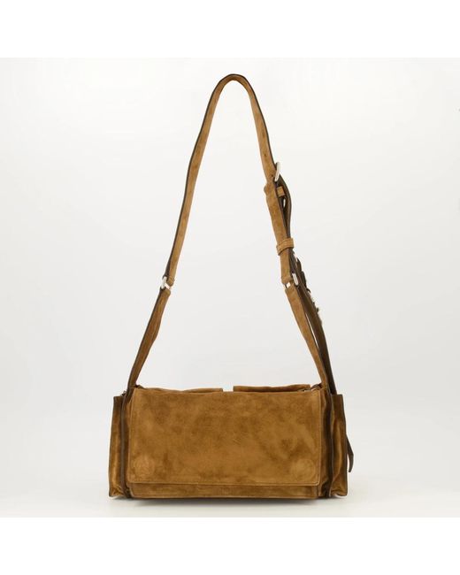 Miu Miu Brown Shoulder Bags