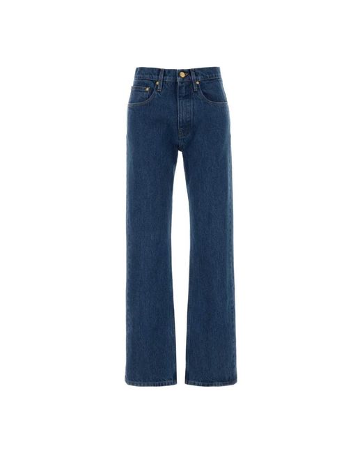 Jil Sander Blue Flared Jeans