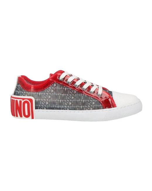 Moschino Red Sneakers for men