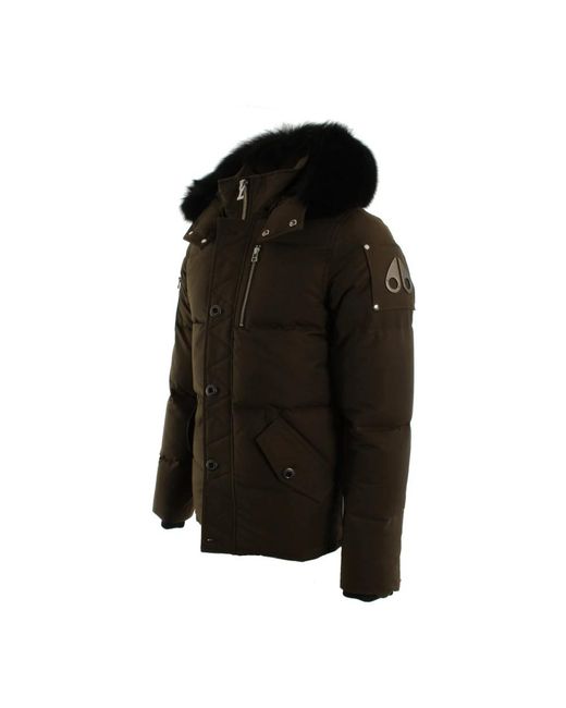 Moose Knuckles Black Down Jackets for men