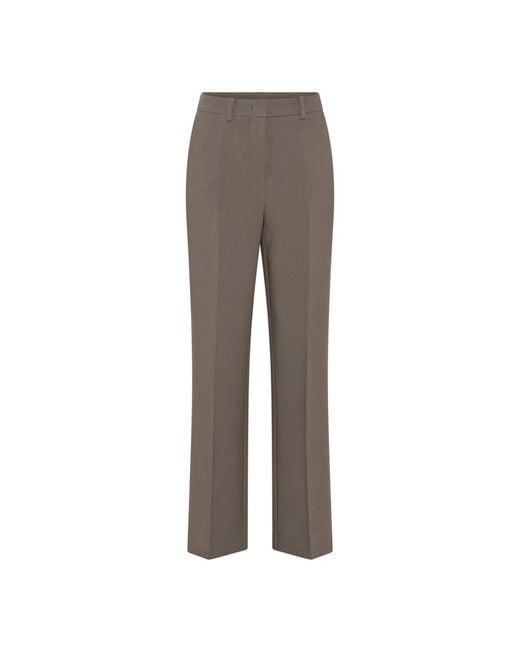 Bruuns Bazaar Gray Wide Trousers