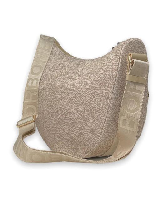 Borbonese Gray Shoulder Bags