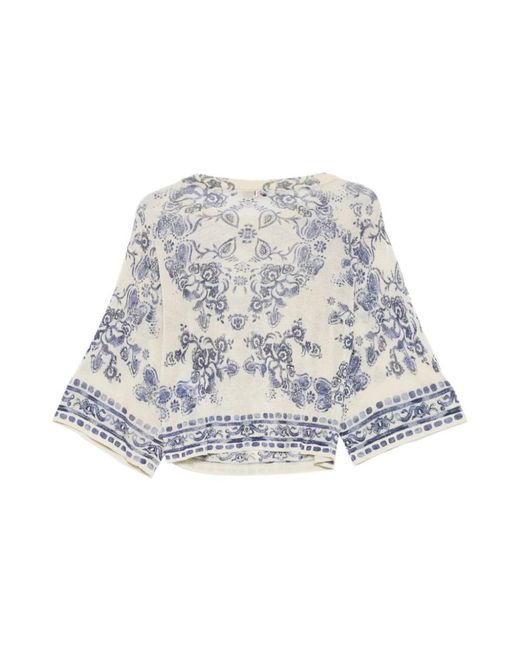 Liu Jo Gray Long Sleeve Tops