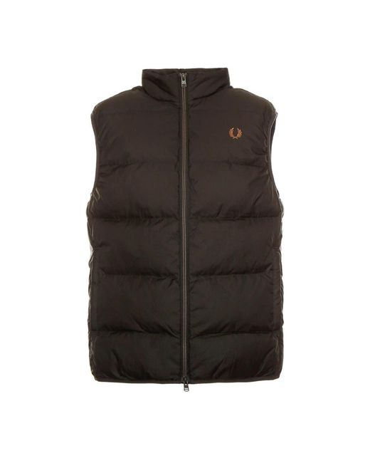 Fred Perry Brown Vests for men
