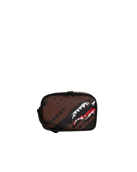 Sprayground Black Toilet Bags for men