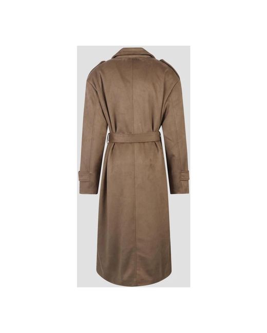 Trench Coats Frankie Shop en coloris Brown