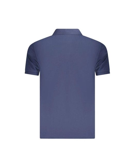 Fila Blaues Baumwoll-Poloshirt Mit Stickerei in Blue für Herren