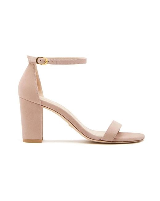 Stuart Weitzman Pink High Heel Sandals