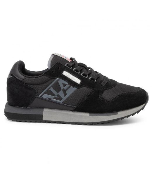 Napapijri Schwarzer Leder/Polyester Virtus Sneaker in Black für Herren