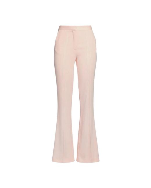 SIMONA CORSELLINI Pink Wide Trousers