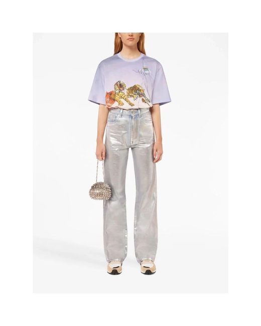 Rabanne Gray Wide trousers