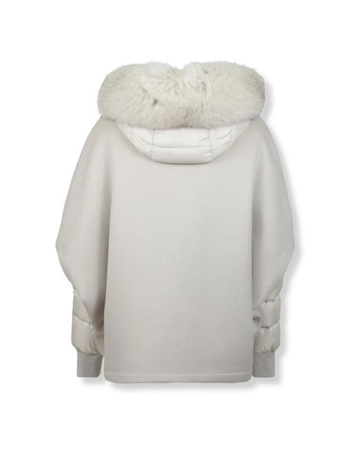 Moorer Pegaso-Cwr Short Cape in het Gray