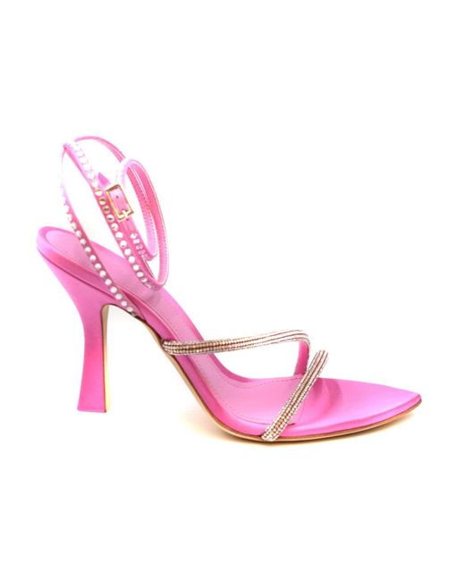 3Juin Pink High Heel Sandals