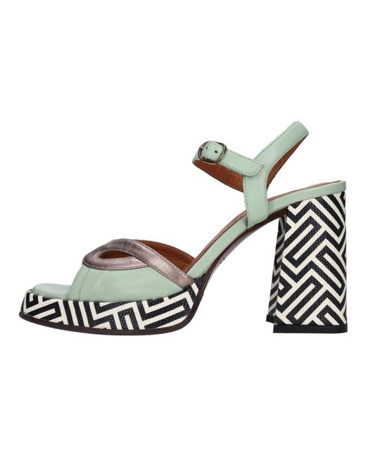 Chie Mihara Metallic High Heel Sandals