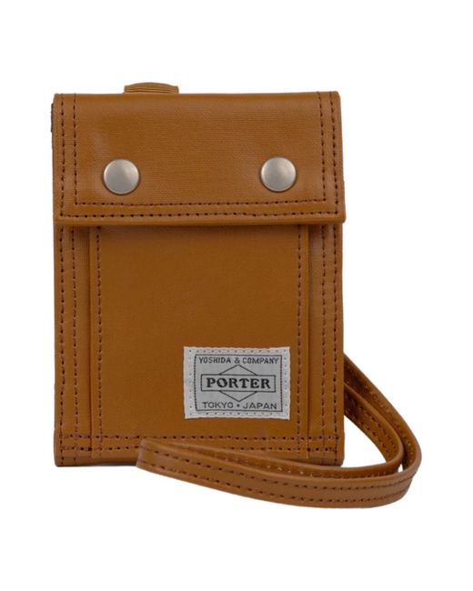 Porter-Yoshida and Co Brown Wallets & Cardholders for men