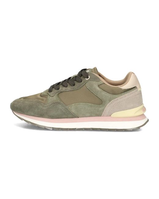 HOFF Schoenen ,Groen ,Wol Groene Los Angeles Sneakers in het Brown