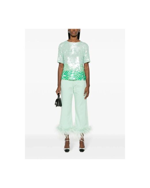 P.A.R.O.S.H. Green Mintgrüne bluse