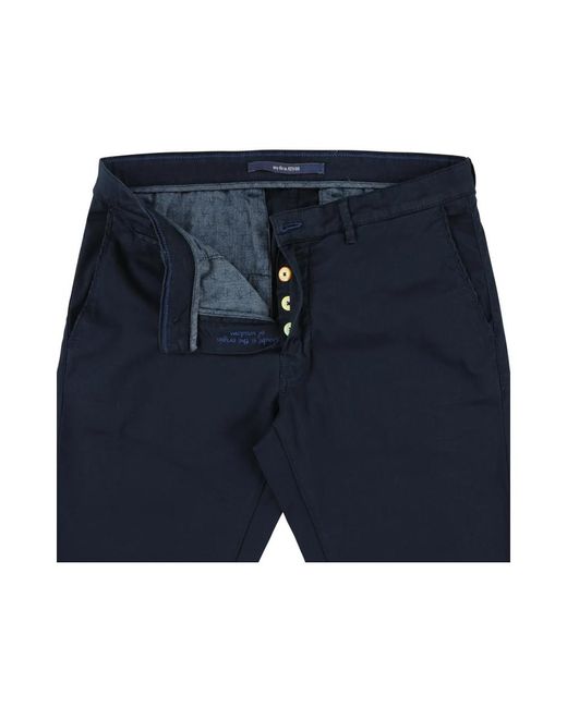 Atelier Noterman Broeken ,Blauw ,Broeken in het Blue voor heren