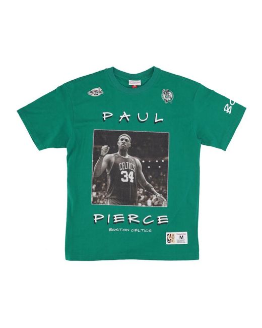 Mitchell & Ness T-Shirts in het Green voor heren