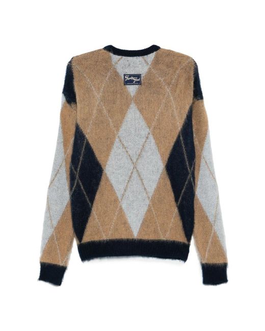 FAMILY FIRST Blue Round-Neck Knitwear for men