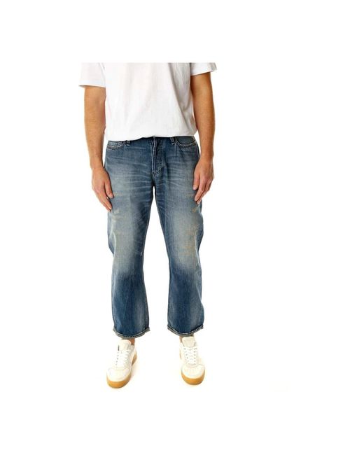 Denham Blue Straight Fit Jeans for men
