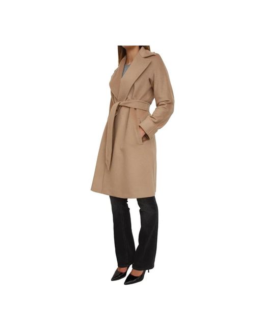 Max Mara Natural Belted Coats