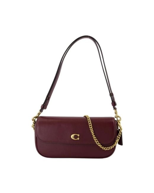 COACH Purple Shoulder Bags