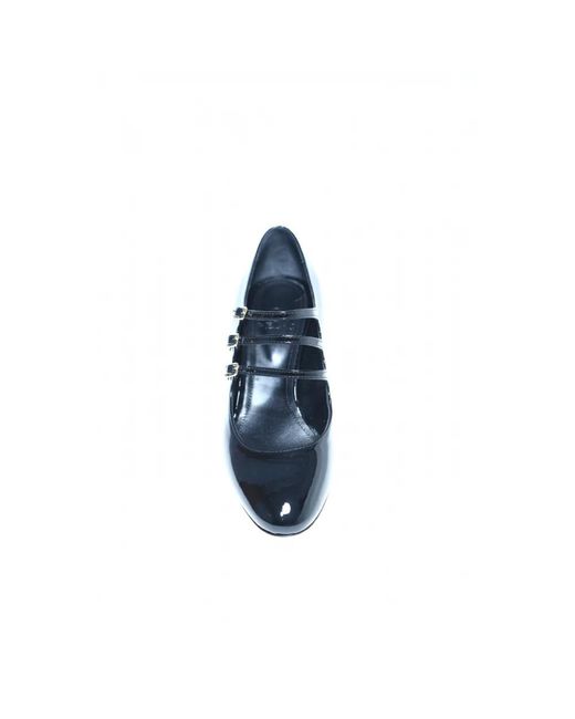 Relac Schoenen ,Zwart ,Leer Mary Jane Pump in het Blue
