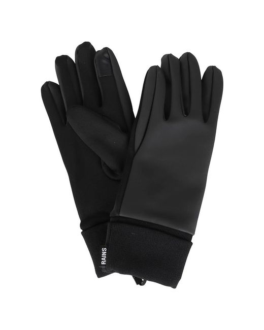 Rains Accessoires ,Zwart ,Waterdichte Touch Handschoenen in het Black