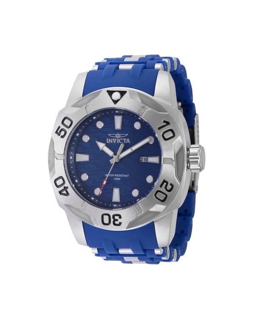 Sea spider 44115 blu orologio uomo quarzo - 50mm di INVICTA WATCH in Blue da Uomo
