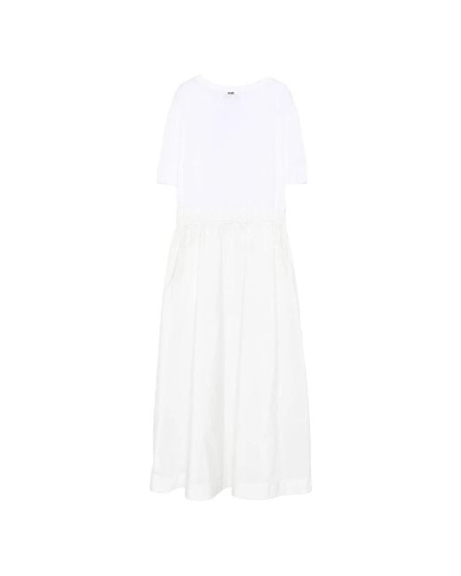 Midi Dresses Herno en coloris White