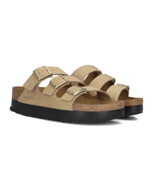 Birkenstock Brown Sliders