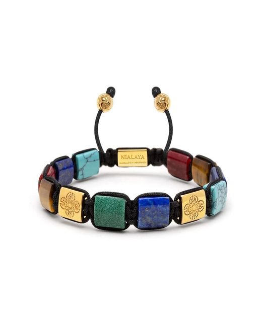 Bracelets di Nialaya in Blue da Uomo