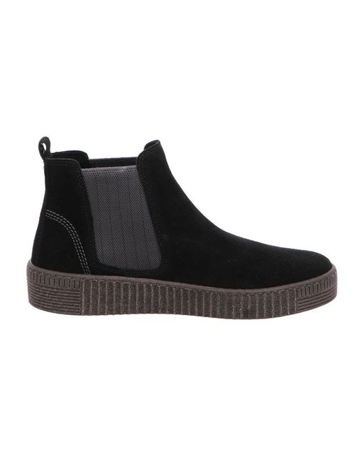 Gabor Black Chelsea Boots
